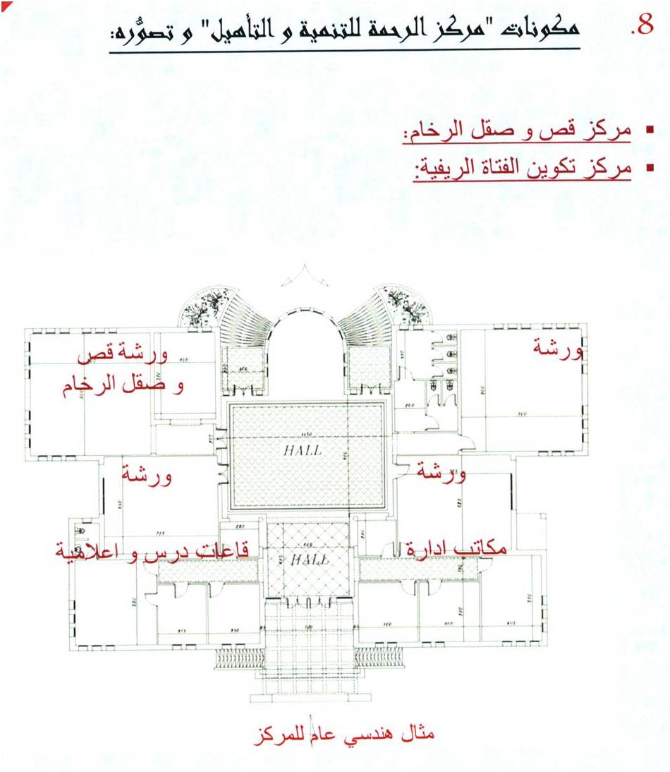مشروع مركز الرحمة للتنمية و التأهيل
