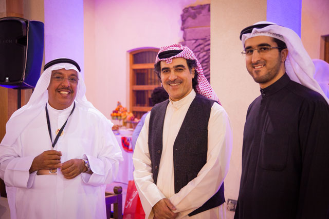 المهندس عدنان العثمان و السيد أنور الرفاعي و عبدالله زكي العثمان